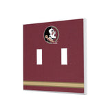 Florida State University Seminoles Stripe Hidden-Screw Light Switch Plate
