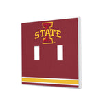 Iowa State Cyclones Stripe Hidden-Screw Light Switch Plate-2