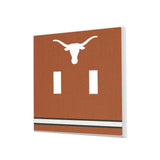 University of Texas Longhorns Stripe Hidden-Screw Light Switch Plate