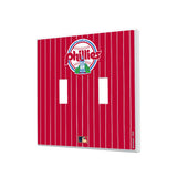 Philadelphia Phillies 1984-1991 - Cooperstown Collection Pinstripe Hidden-Screw Light Switch Plate