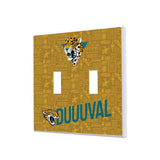 Jacksonville Jaguars 2024 Illustrated Limited Edition Hidden-Screw Light Switch Plate