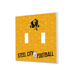 Pittsburgh Steelers 2024 Illustrated Limited Edition Hidden-Screw Light Switch Plate