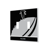 Atlanta Falcons Classic Passtime Hidden-Screw Light Switch Plate