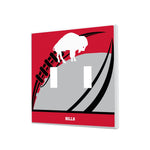 Buffalo Bills Historic Collection Passtime Hidden-Screw Light Switch Plate