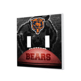 Chicago Bears 1946 Historic Collection Legendary Hidden-Screw Light Switch Plate-2