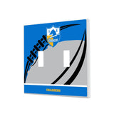Los Angeles Chargers Historic Collection Passtime Hidden-Screw Light Switch Plate