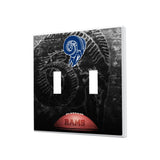 Los Angeles Rams Historic Collection Legendary Hidden-Screw Light Switch Plate
