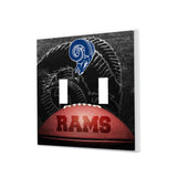 Los Angeles Rams Legendary Hidden-Screw Light Switch Plate-2