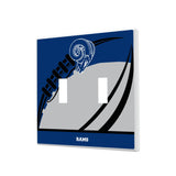 Los Angeles Rams Historic Collection Passtime Hidden-Screw Light Switch Plate