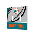 Miami Dolphins 1966-1973 Historic Collection Passtime Hidden-Screw Light Switch Plate-2