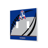 New England Patriots Historic Collection Passtime Hidden-Screw Light Switch Plate