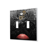 New Orleans Saints Historic Collection Legendary Hidden-Screw Light Switch Plate