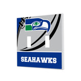Seattle Seahawks Passtime Hidden-Screw Light Switch Plate-2