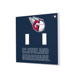 Cleveland Guardians Solid Hidden-Screw Light Switch Plate-2