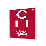 Cincinnati Reds Solid Hidden-Screw Light Switch Plate