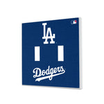 LA Dodgers Solid Hidden-Screw Light Switch Plate