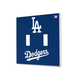 LA Dodgers Solid Hidden-Screw Light Switch Plate