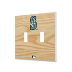 Seattle Mariners Baseball Bat Hidden-Screw Light Switch Plate