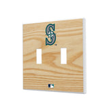 Seattle Mariners Baseball Bat Hidden-Screw Light Switch Plate