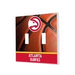 Atlanta Hawks Basketball Hidden-Screw Light Switch Plate-2