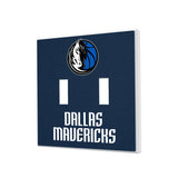 Dallas Mavericks Solid Hidden-Screw Light Switch Plate-2