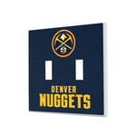 Denver Nuggets Solid Hidden-Screw Light Switch Plate
