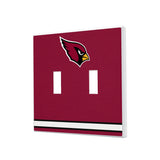 Arizona Cardinals Stripe Hidden-Screw Light Switch Plate-2