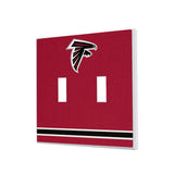 Atlanta Falcons Stripe Hidden-Screw Light Switch Plate