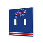 Buffalo Bills Stripe Hidden-Screw Light Switch Plate-2