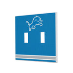 Detroit Lions Stripe Hidden-Screw Light Switch Plate-2