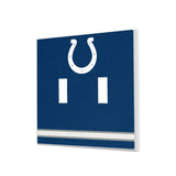 Indianapolis Colts Stripe Hidden-Screw Light Switch Plate