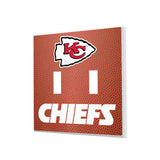 Kansas City Chiefs Football Hidden-Screw Light Switch Plate