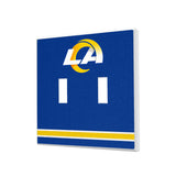 Los Angeles Rams Stripe Hidden-Screw Light Switch Plate