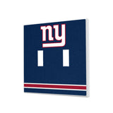 New York Giants Stripe Hidden-Screw Light Switch Plate