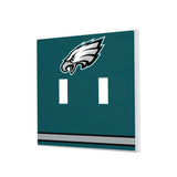 Philadelphia Eagles Stripe Hidden-Screw Light Switch Plate-2