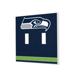 Seattle Seahawks Stripe Hidden-Screw Light Switch Plate-2