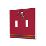 Tampa Bay Buccaneers Stripe Hidden-Screw Light Switch Plate-2