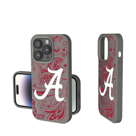 Alabama Crimson Tide Paisley Soft Touch Phone Case-0