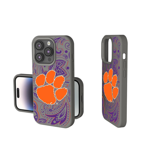 Clemson University Tigers Paisley Soft Touch Phone Case