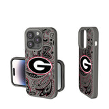 University of Georgia Bulldogs Paisley Soft Touch Phone Case