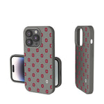 Ohio State University Buckeyes Fashion Pattern Soft Touch Phone Case for Apple iPhone