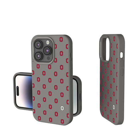 Ohio State University Buckeyes Fashion Pattern Soft Touch Phone Case for Apple iPhone