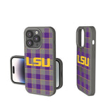Louisiana State University Tigers Plaid Soft Touch Phone Case