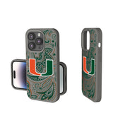 University of Miami Hurricanes Paisley Soft Touch Phone Case
