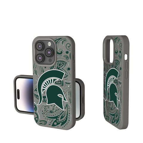 Michigan State University Spartans Paisley Soft Touch Phone Case