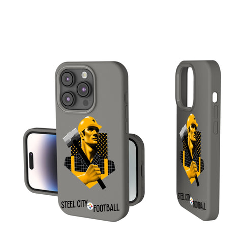 Pittsburgh Steelers 2024 Illustrated Limited Edition Soft Touch Phone Case-0