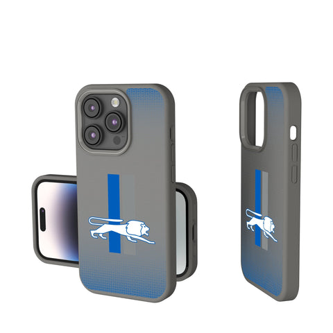 Detroit Lions Retro Linen Soft Touch Phone Case