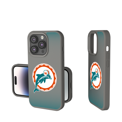 Miami Dolphins 1966-1973 Historic Collection Linen Soft Touch Phone Case-0