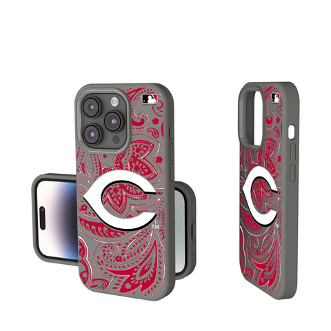 Cincinnati Reds Paisley Soft Touch Phone Case-0