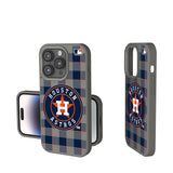 Houston Astros Plaid Soft Touch Phone Case